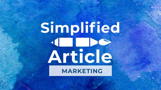 Simplified Article Marketing